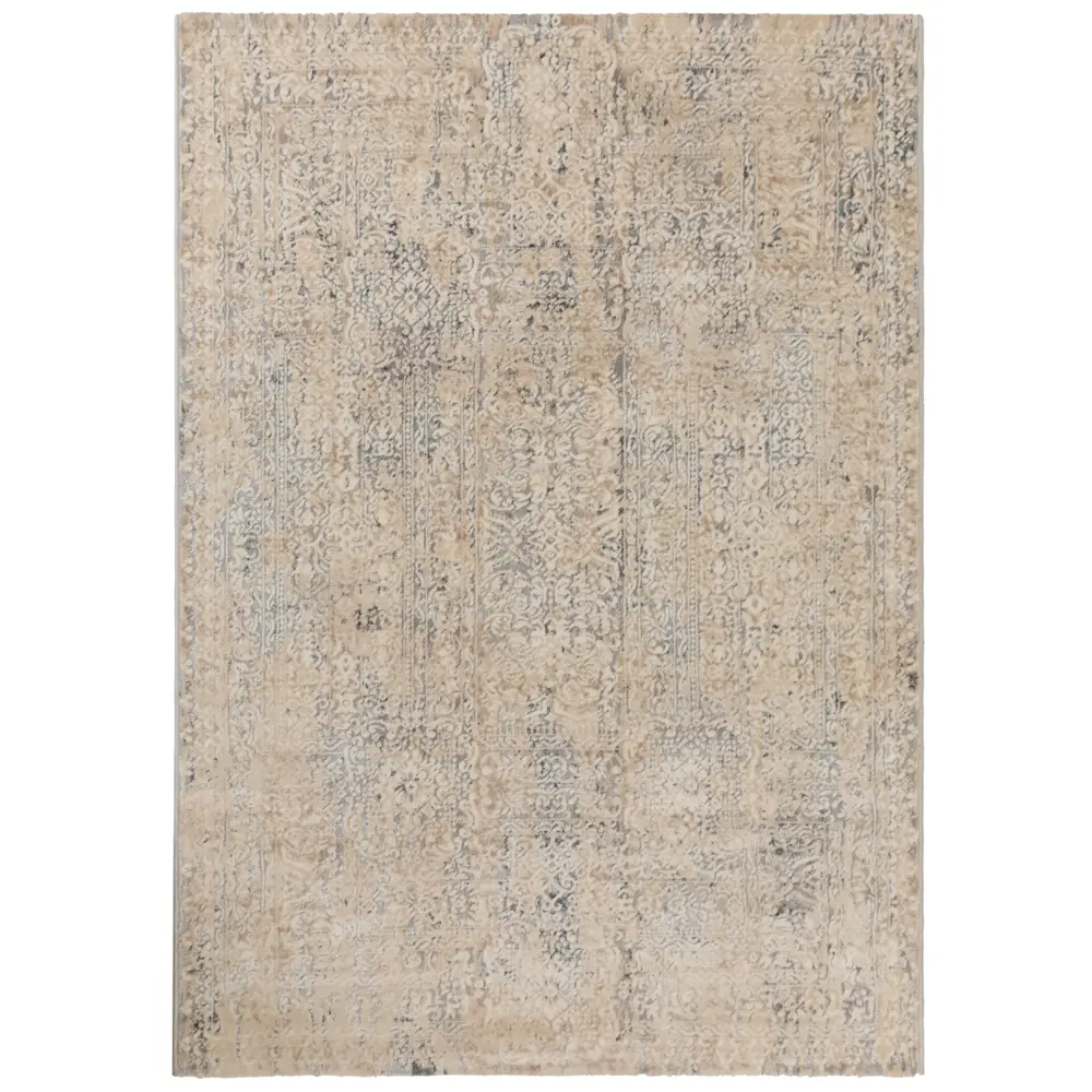 Ковер полипропилен Nika A0076B 80х150 см цвет бежевый STLM-2009119