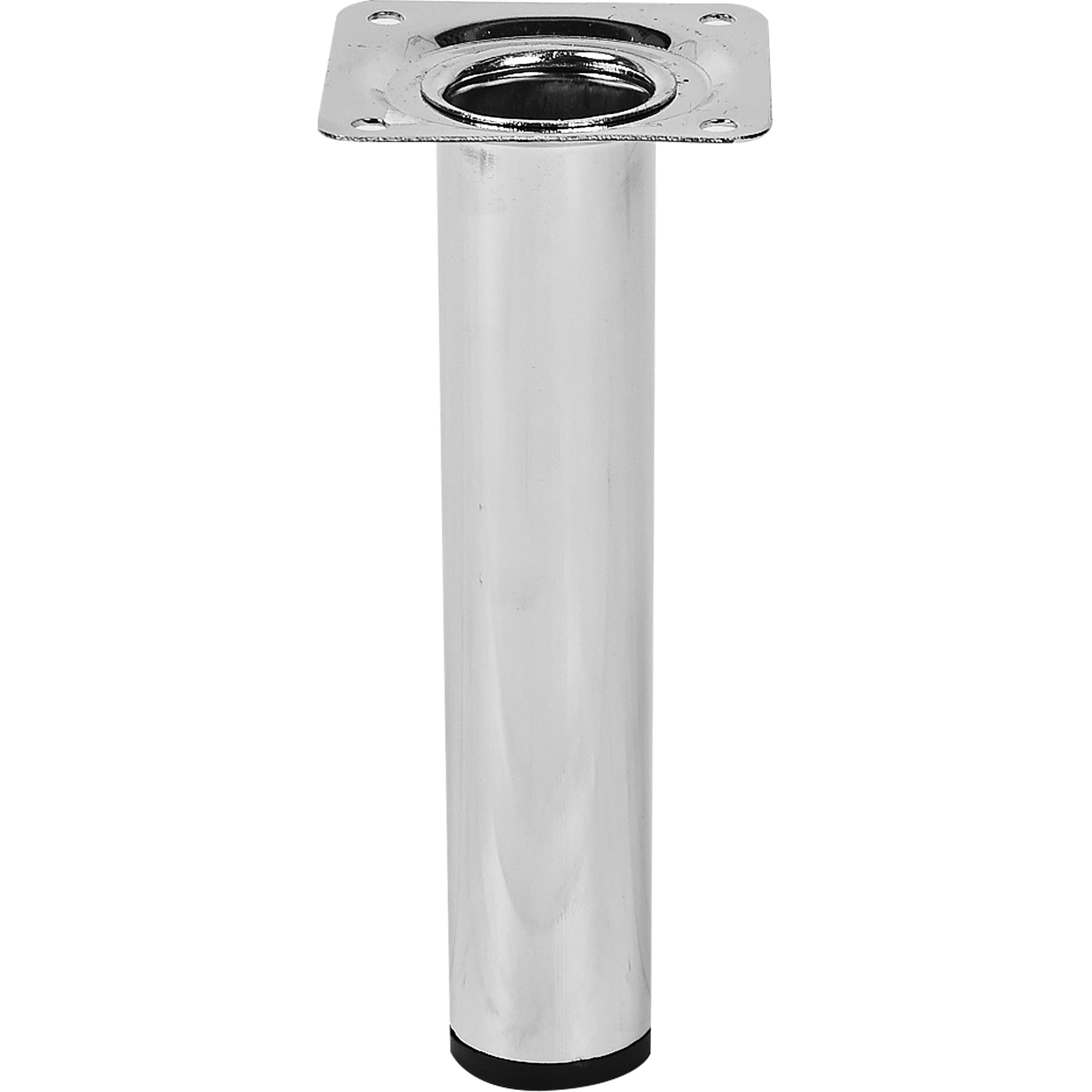 82732486 Ножка круглая 150х30 мм, сталь, цвет хром Santreyd 