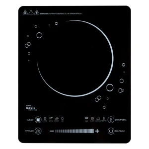 92003695 Кухонная плита Making oasis everywhere A-TS1G 32 см 1 конфорка цвет черный STLM-1368480