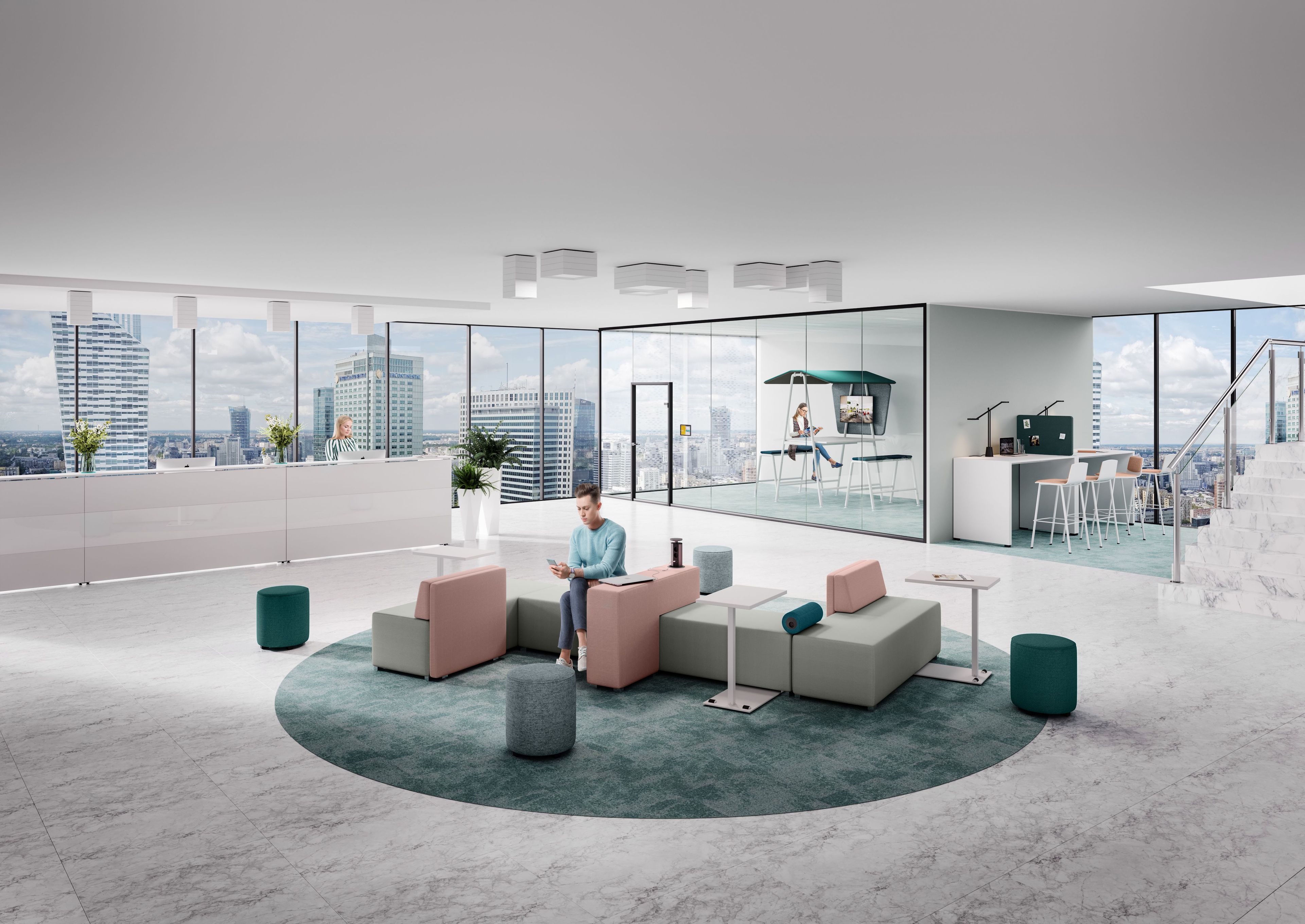 2-местный контрактный диван König Neurath Net.Work.Место ARCH-00144090 - Вид №1