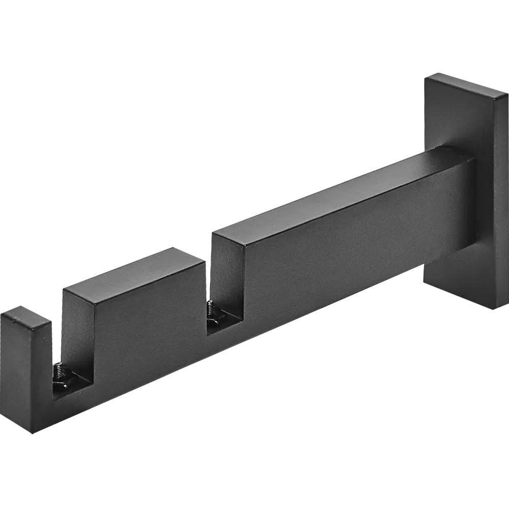 Держатель двухрядный Хайтек алюминий цвет черный 17.6 см ARTTEX STLM-2027930