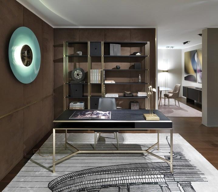 Paolo Castelli Прямоугольный стол из металла и дерева с ящиками sun-id-1444441 - Вид №2