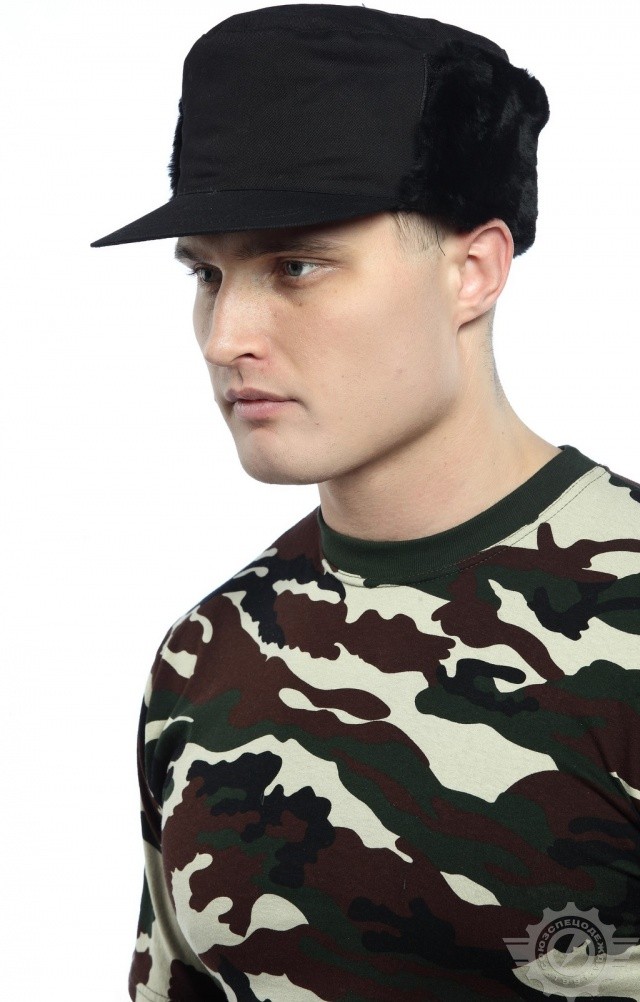 66573 Кепи "Охранник" зимняя  Камуфляжная форма  размер 60 Спецодежда  - Вид №2