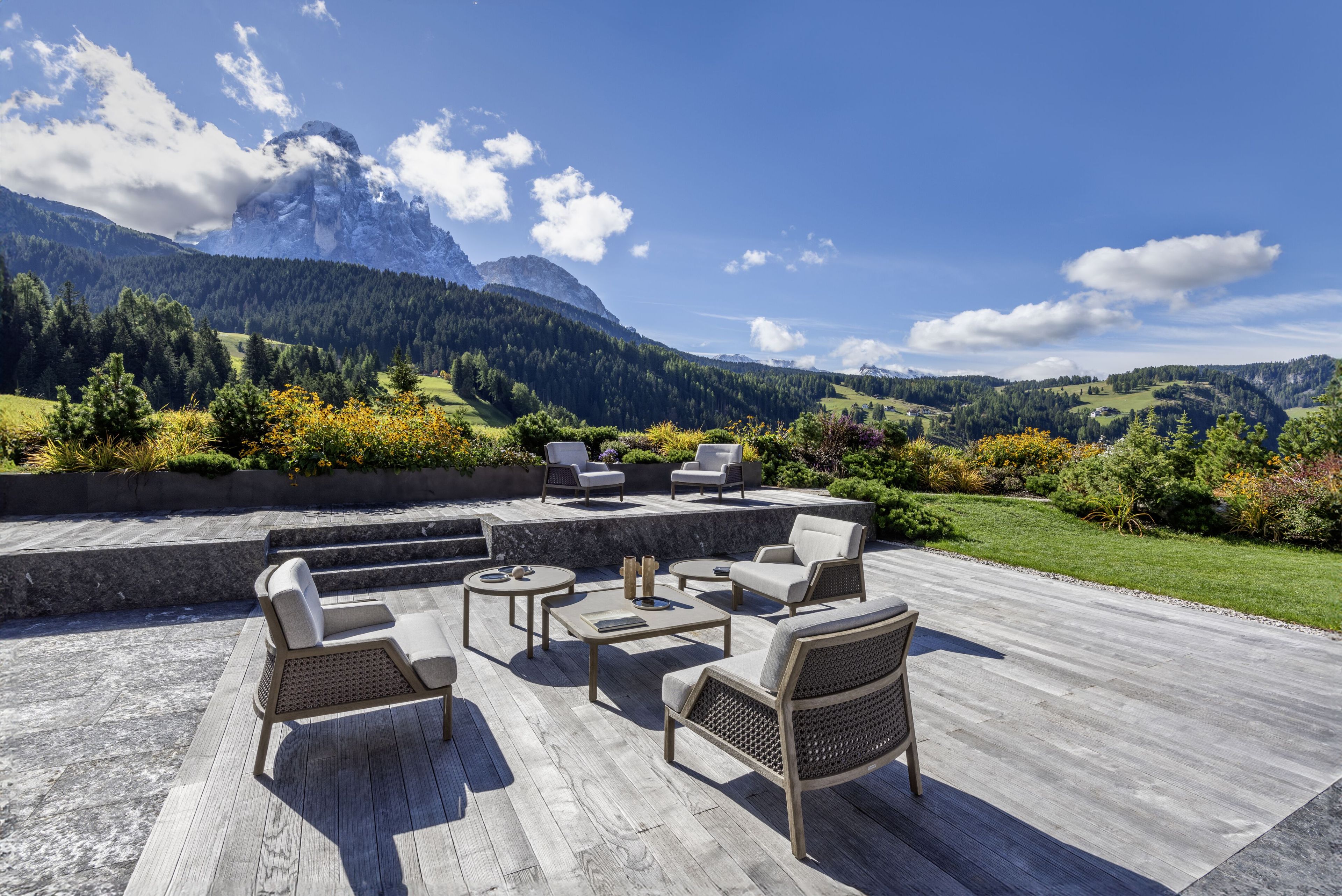 Круглый керамический журнальный столик Ethimo Grand Life ARCH-00127063 - Вид №2