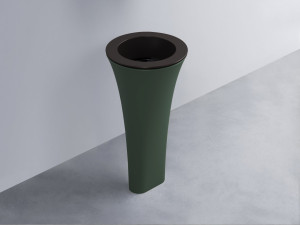 AMLA45-LV+AMPILT-N+AMCOLT-MU Раковина Amedeo Tondo отдельностоящая cielo Enjoy + Amedeo