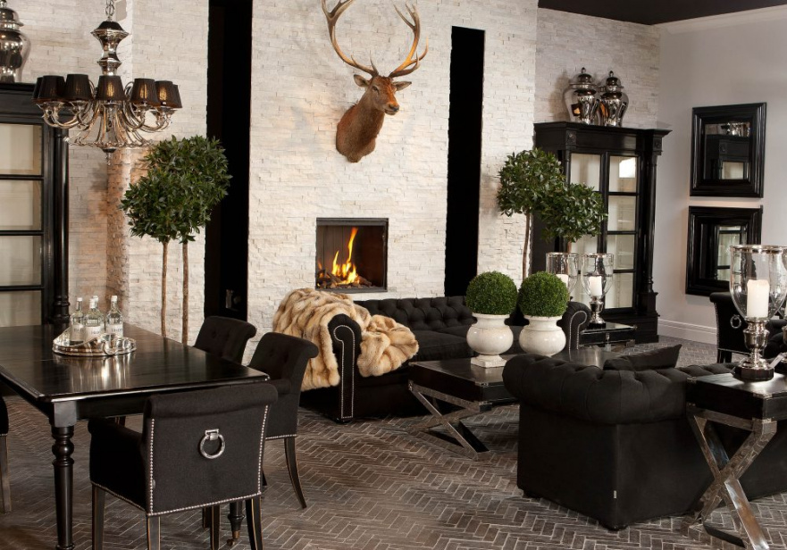 Обеденный стул Key Largo черный от Eichholtz EICHHOLTZ EICHHOLTZ 060787 Черный  - Вид №7