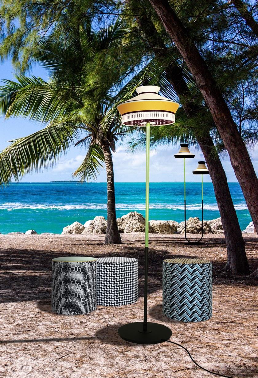 Contardi Круглый садовый пуф из ткани Promo outdoor 2020 sun-id-1468097 - Вид №3