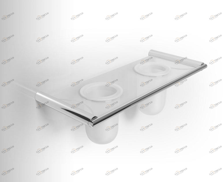 De Rosso Подставка для зубных щеток с двойными стенками из травленого стекла Mirto sun-id-1481301