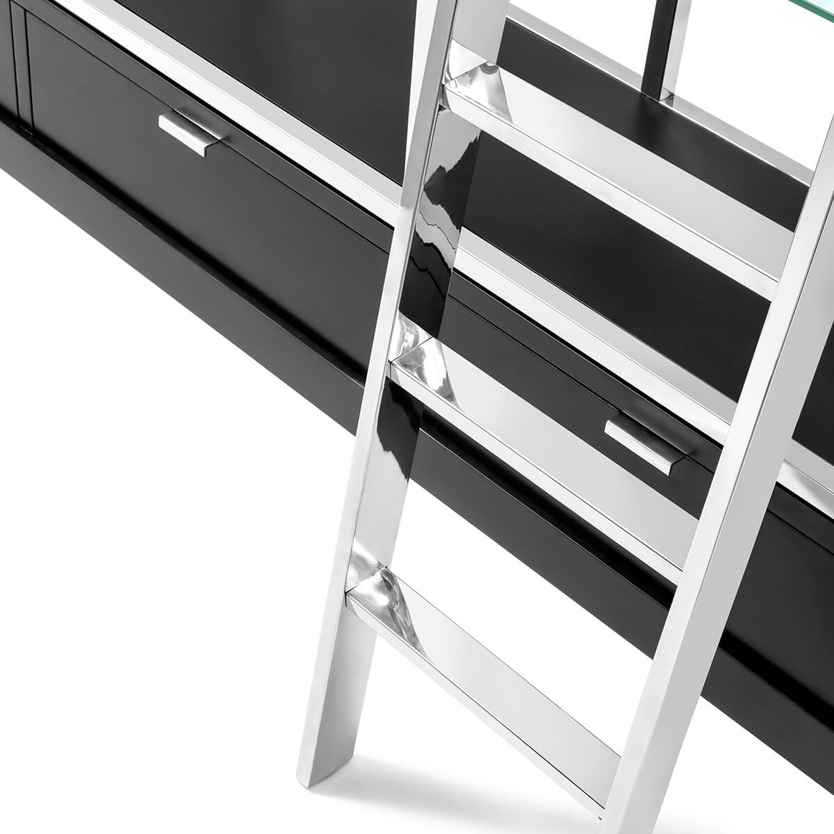 700435-02 ABHIKA КНИЖНАЯ КОРОБКА KENNEDY H240 218X42 SILVER  - Вид №2