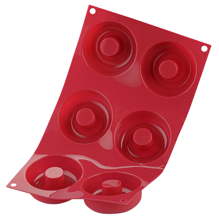 26.170.44.0065 Форма для приготовления пончиков donuts ?7,5 см силиконовая Silikomart  - Вид №8