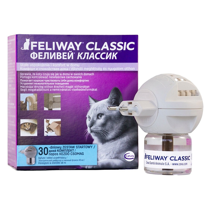 Т00020758 Модулятор поведения кошек Feliway флакон+дифузор 48мл CEVA 