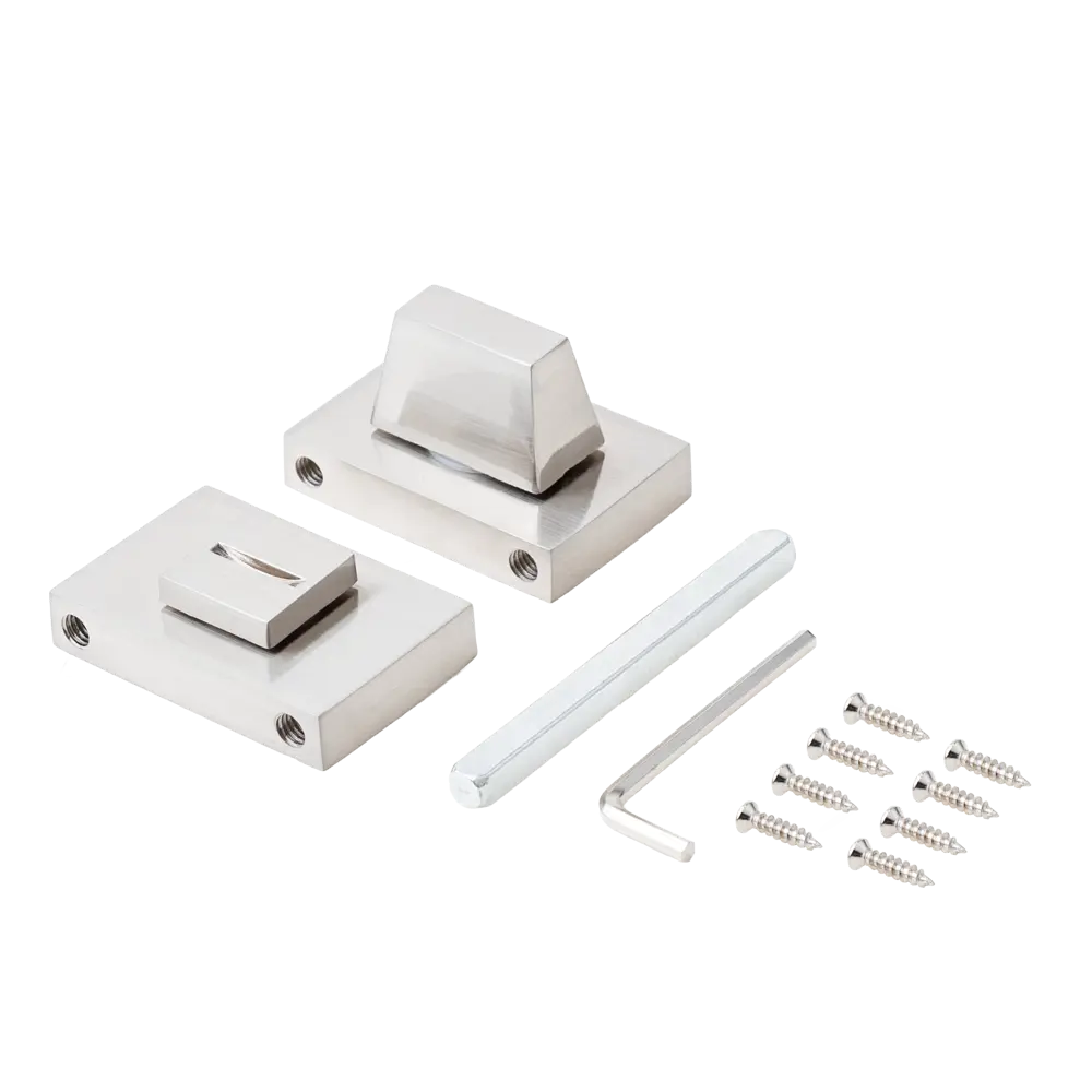 Завертка дверная квадратная Armex WC-11031 алюминий цвет никель STLM-2170107 - Вид №1