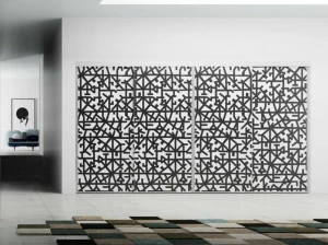 De Rosso Шкаф на заказ с hpl и алюминиевыми раздвижными дверями Aliante system