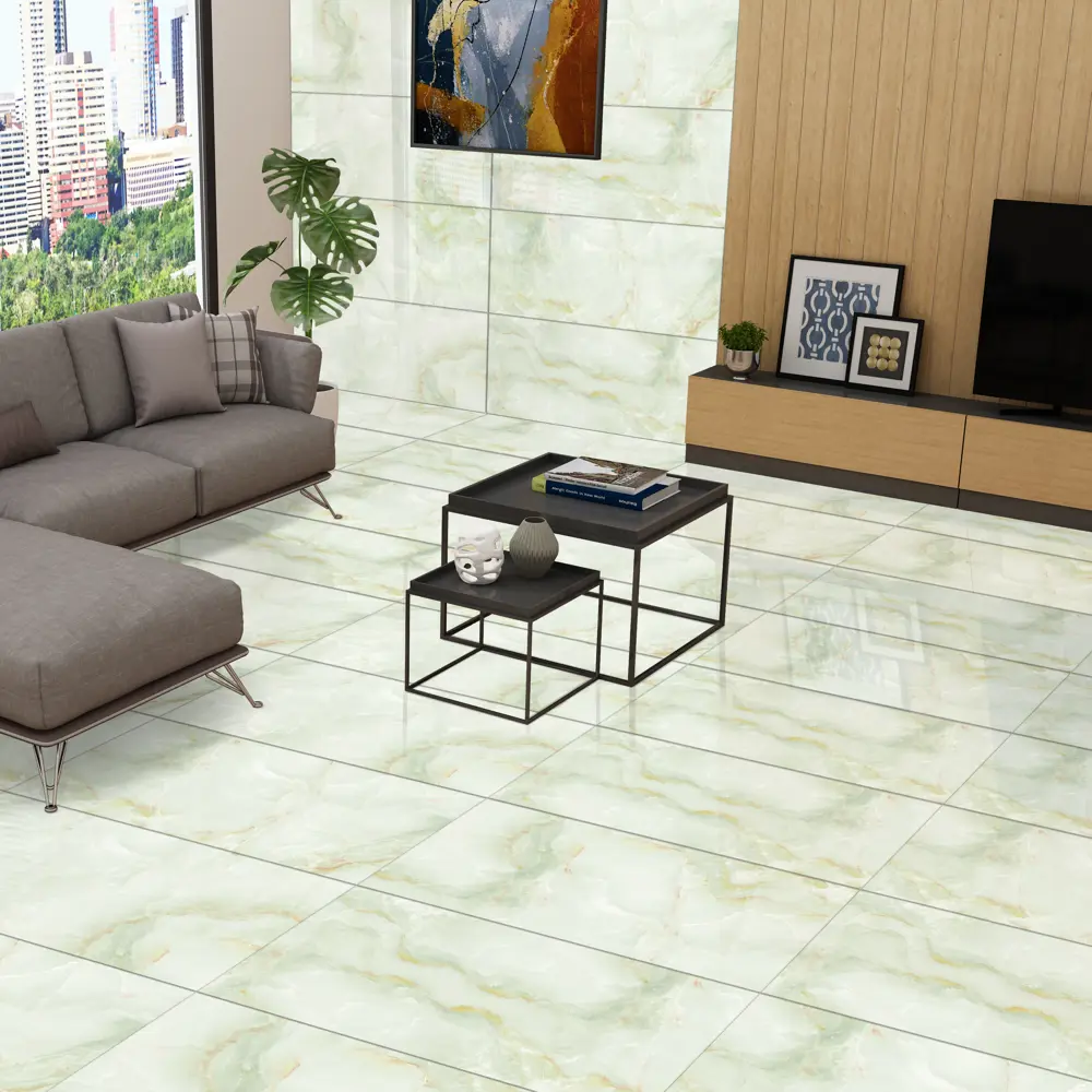 Керамогранит Concor Blaze Green 60x120 см 1.44 м² глянцевый цвет зеленый 85093830 STLM-2081470