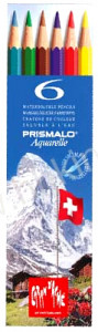 372554 Карандаши цветные "Prismalo", 6 цветов Carandache