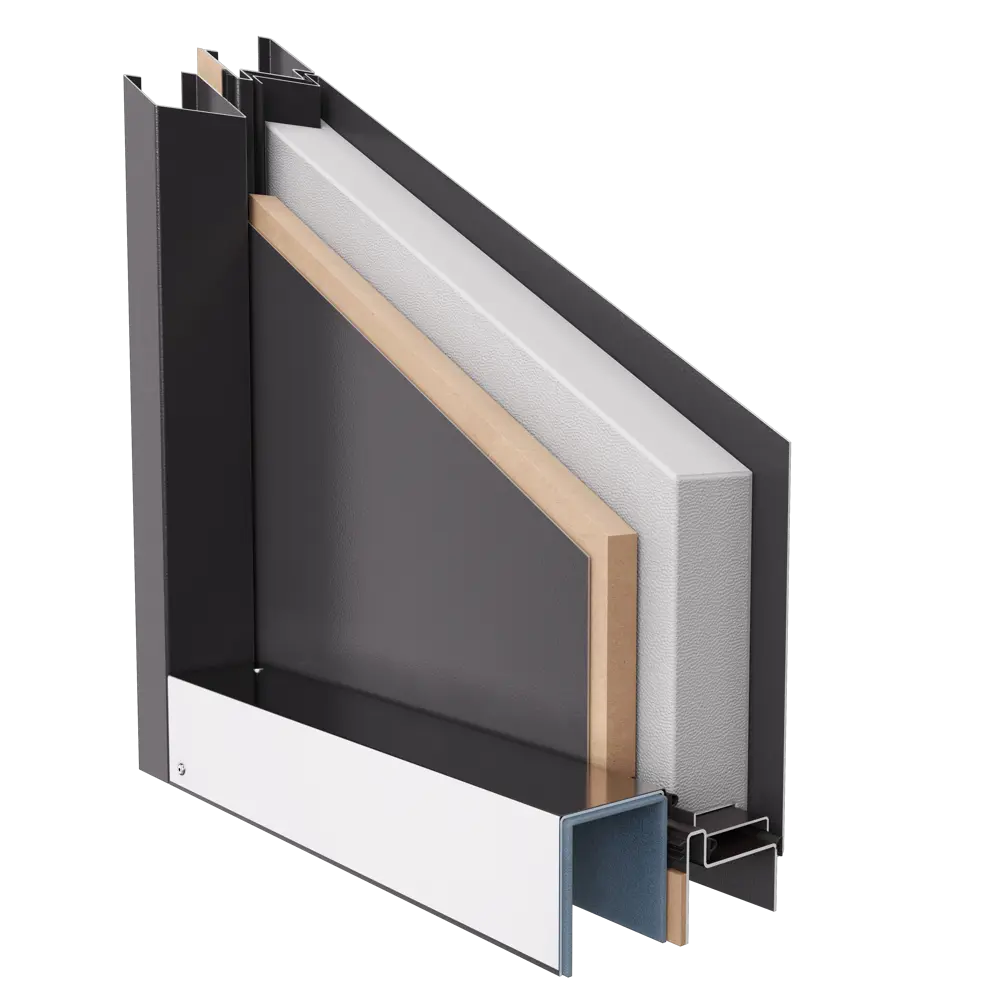 Дверь металлическая Термо С-2М, 880 мм, правая, цвет коричневый TOREX STLM-2108592 - Вид №12