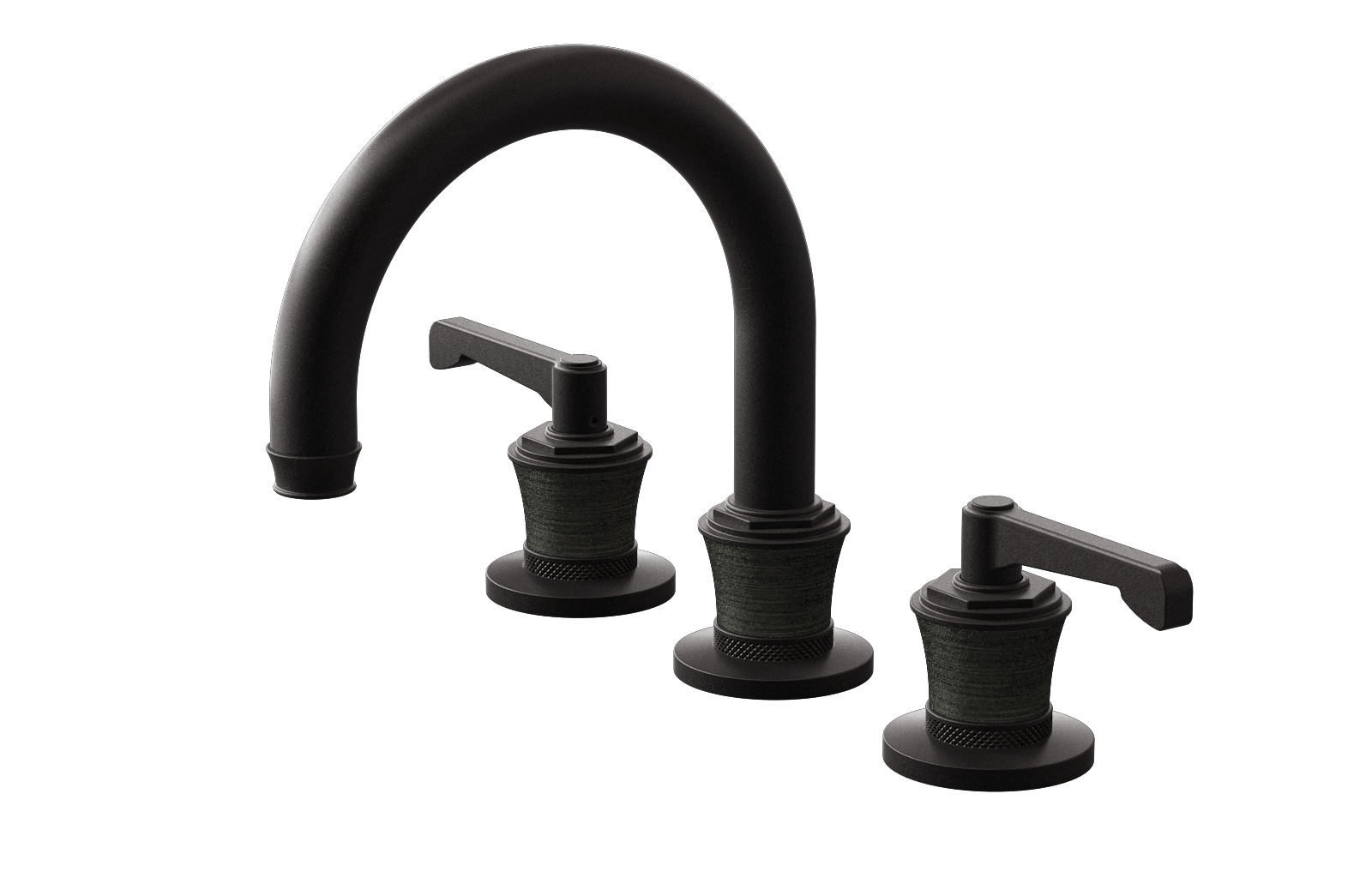 E-11612-R3BOX-LM60B-BK Смеситель для умывальника на 3 отвертия GRAFF Vignola