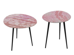 Круглый журнальный столик из МДФ