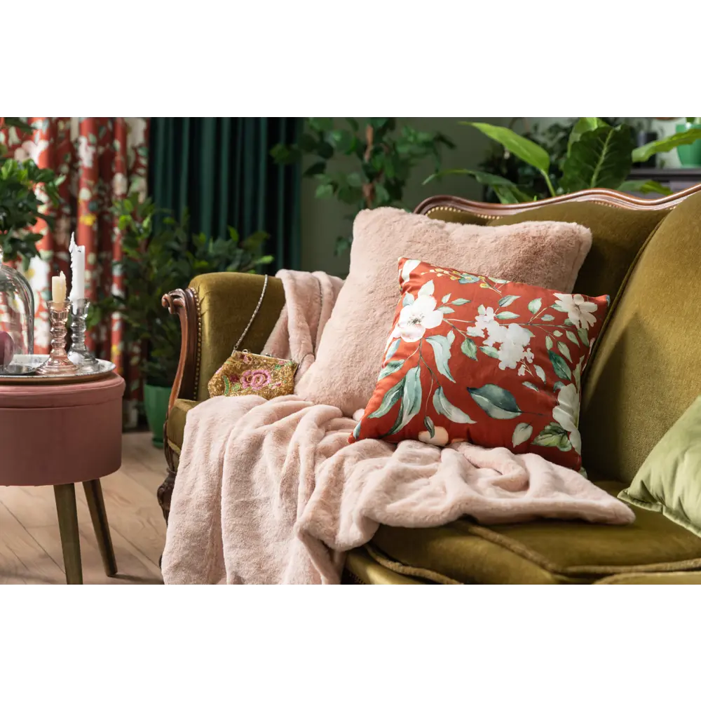 Плед Inspire Enalie Bistro 5 200х220 см полиэстер цвет светло-розовый 82560496 STLM-2107612  - Вид №4