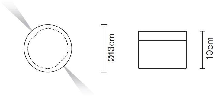 Fabbian Стеклянный потолочный светильник Jazz sun-id-1384785 - Вид №5