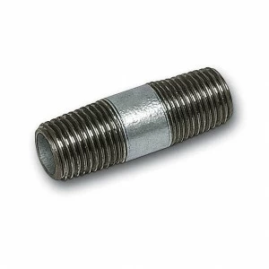 12338100V SANHA 23 ниппель удлиненный, ковк.чугун, оцинкованный 3/8x100 мм