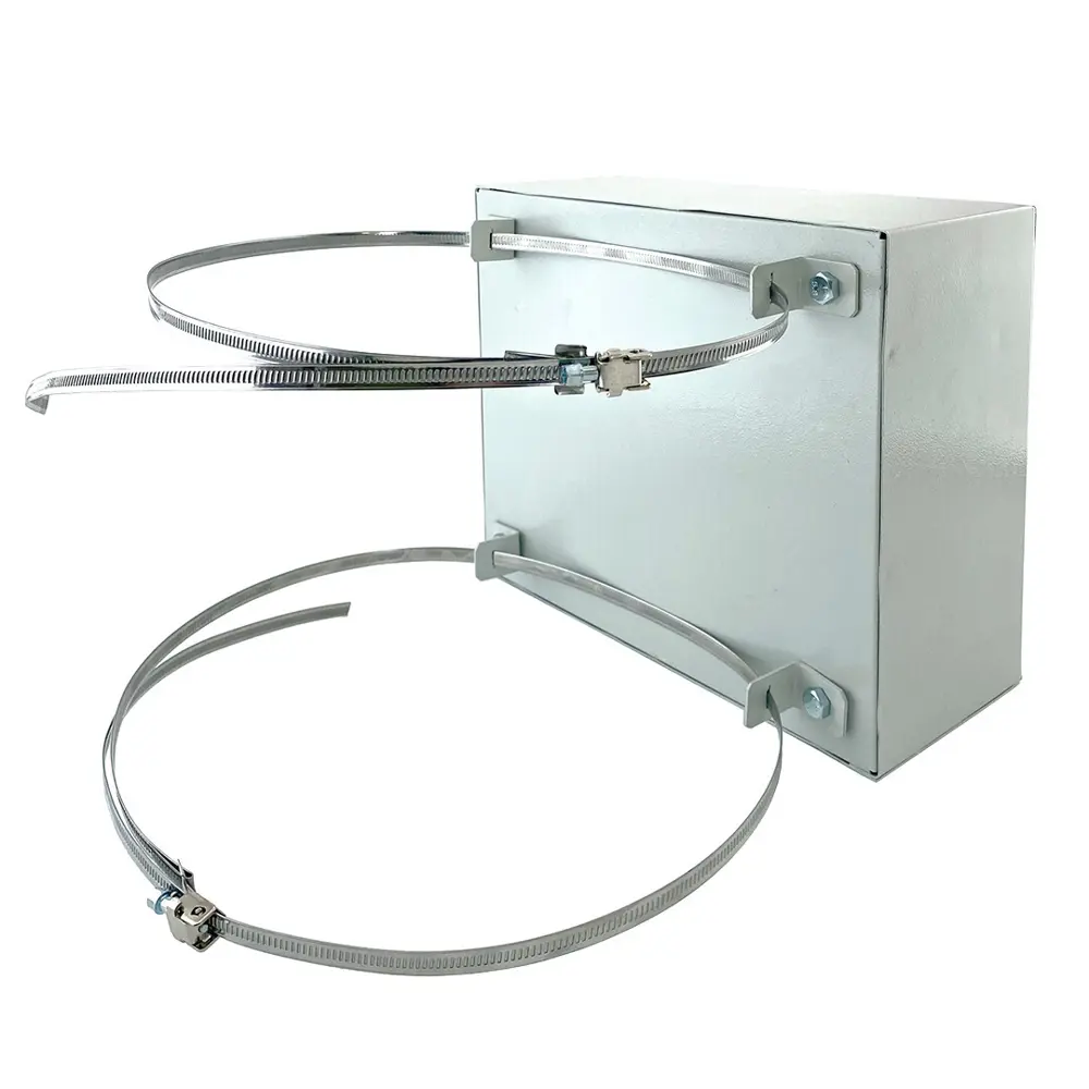 RUCELF Комплект крепления для круглых столбов с зажимами 82677982 STLM-0033868 - Вид №2