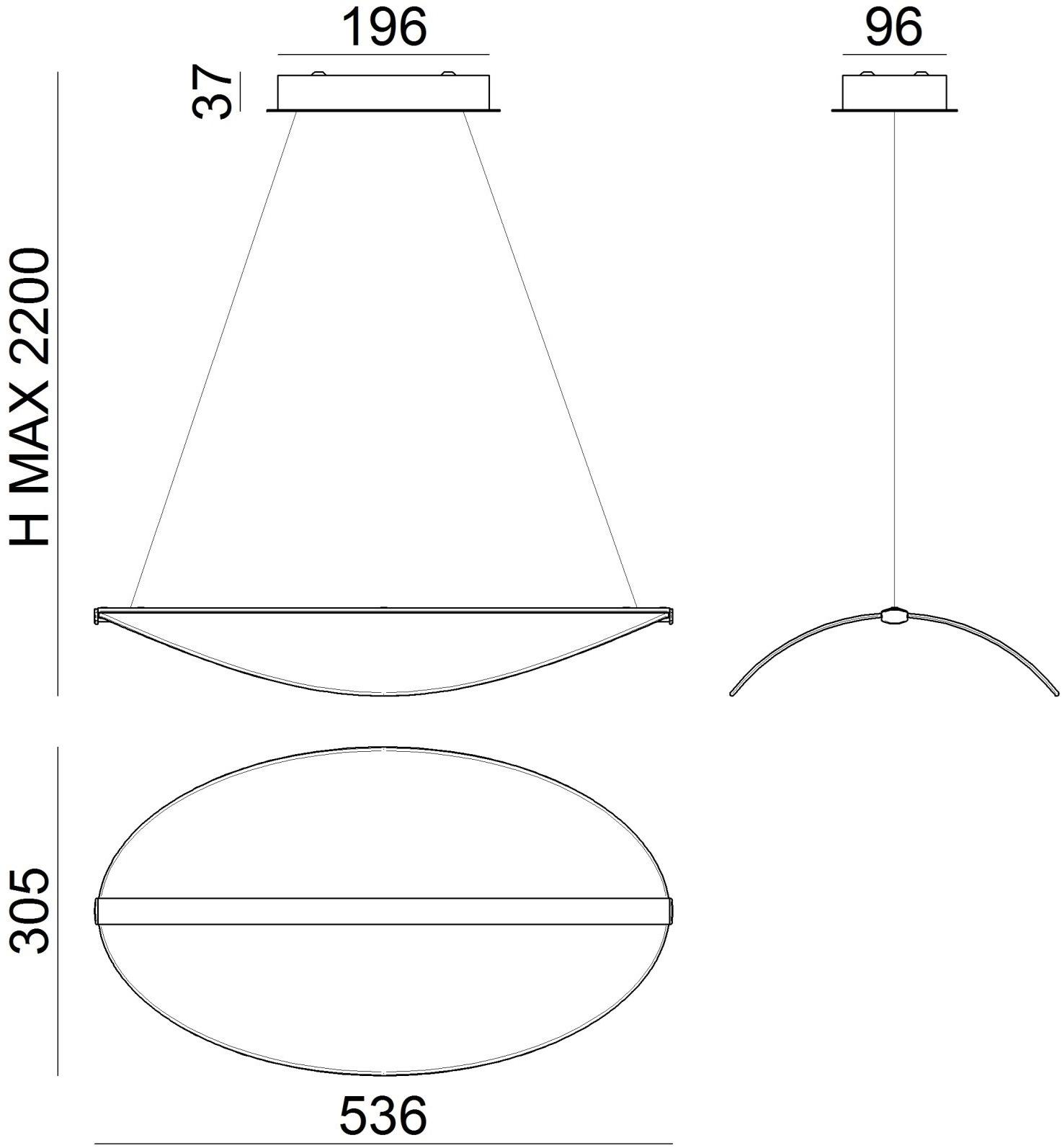Stilnovo Led подвесной светильник в pmma Diphy 8172 - Вид №9