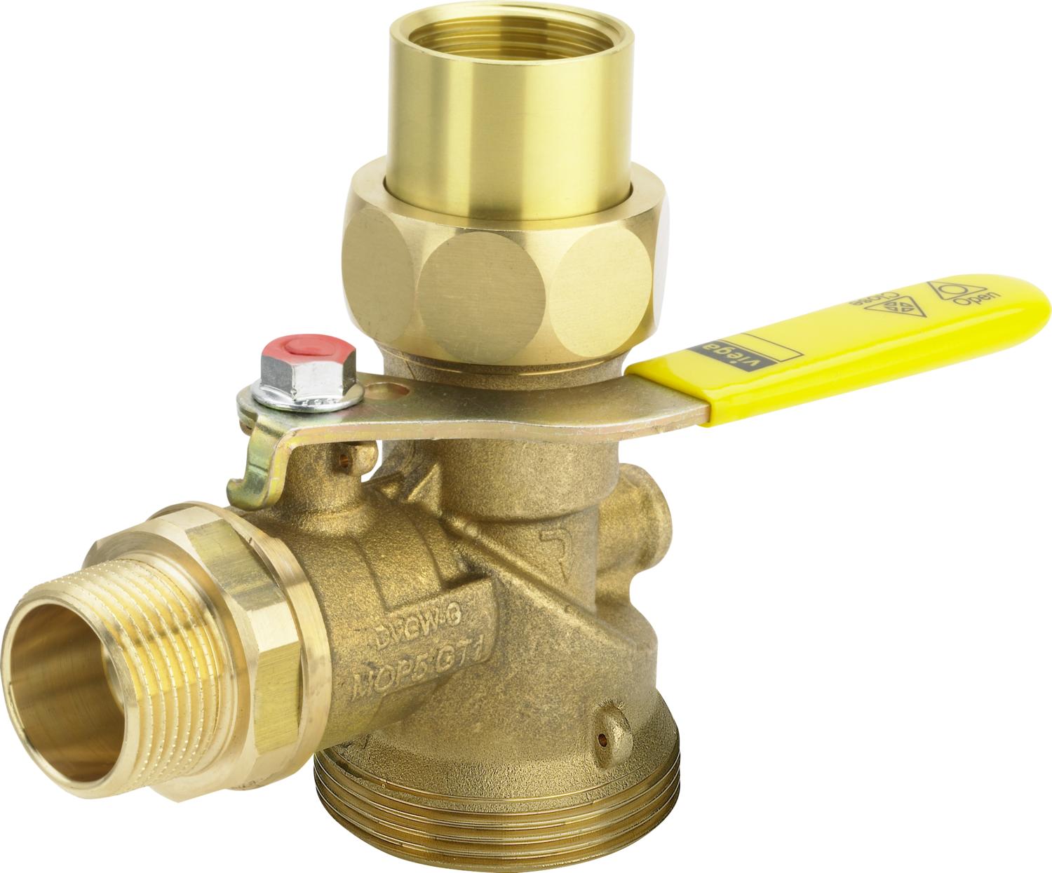 Viega Угловой шаровой кран для газового счетчика G2111.2 (526283) 526 283