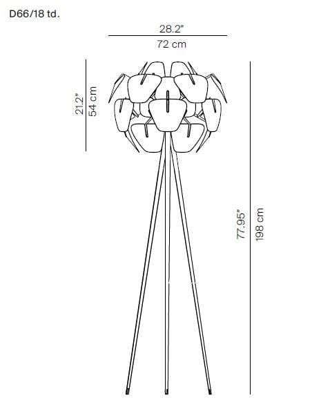Поликарбонат светодиодный торшер LUCEPLAN Надежда ARCH-00053620 - Вид №2