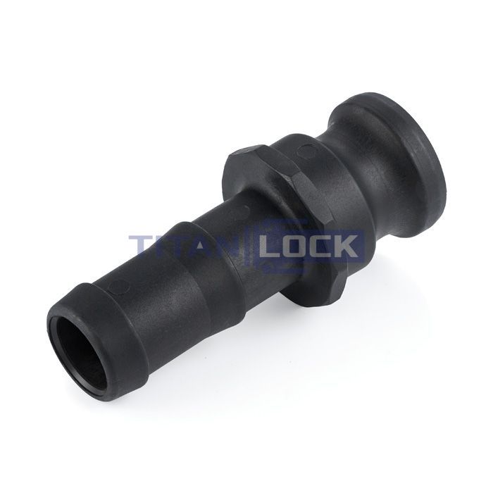 Камлок полипропиленовый тип E, ниппель с хвостовиком 1 1/2", TL150EPP TITAN LOCK  - Вид №3