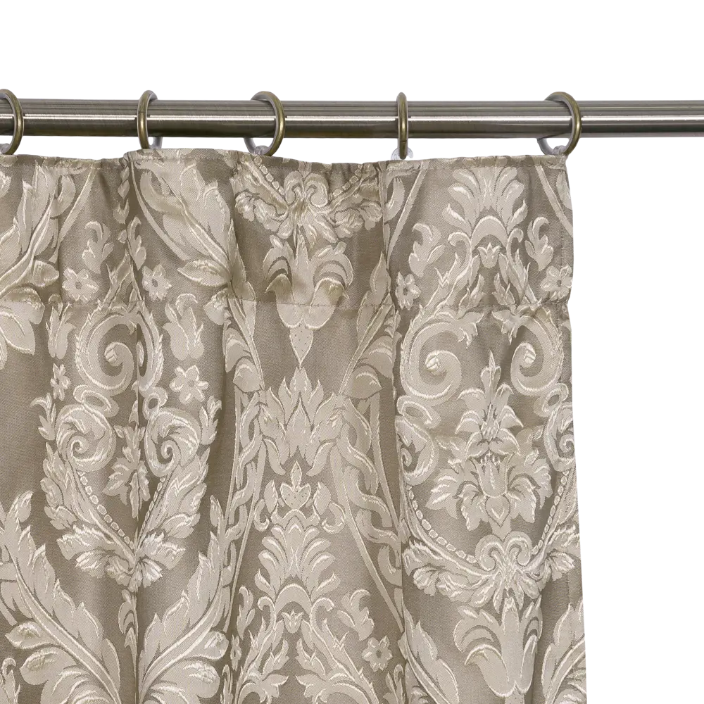 Штора на ленте «Монограм» 200х280 см цвет серо-коричневый 17994208 STLM-2181147 INSPIRE  - Вид №2