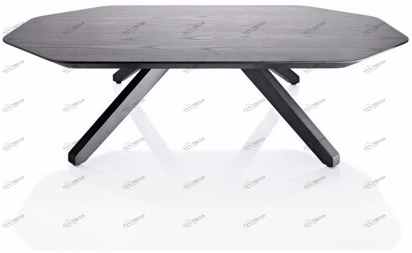 ALMA DESIGN Низкий журнальный столик из фанерованной древесины X table sun-id-1370311