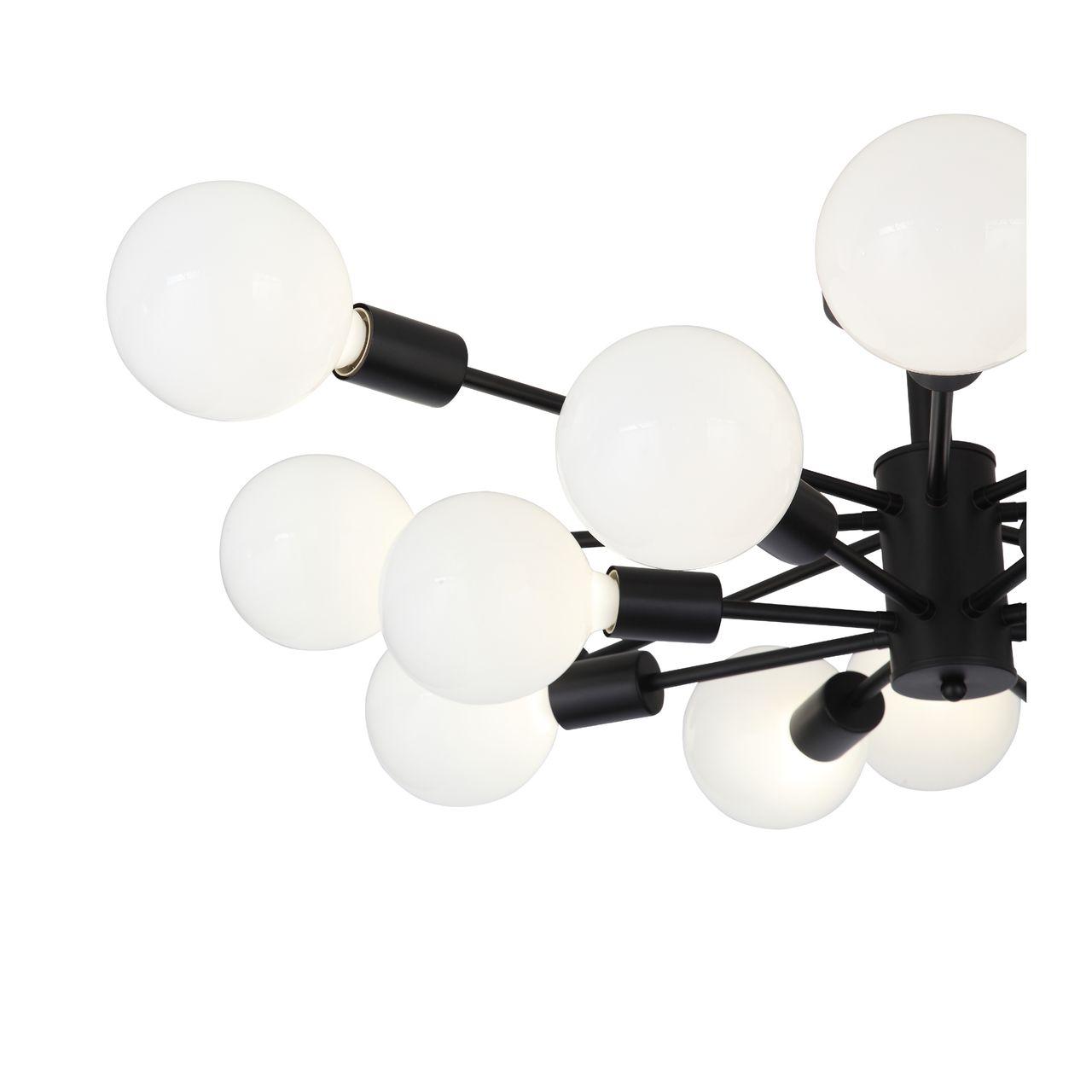 Потолочная люстра ST Luce Ano SL419.402.16 ST LUCE ДИЗАЙНЕРСКИЕ, ANO 328891 Черный;коричневый  - Вид №1