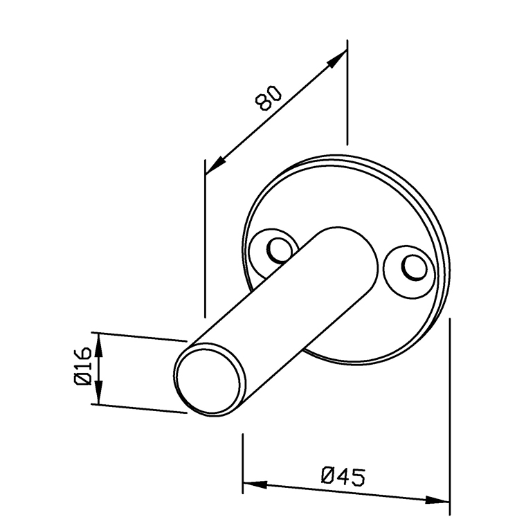 735222 Резервный держатель рулона туалетной бумаги PC222 WAGNER_EWAR Wagner Ewar  - Вид №1
