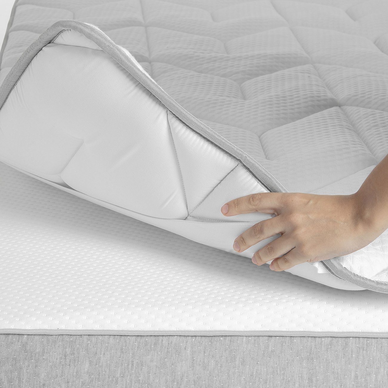 Наматрасник 190х135 белый Mya от La Forma LA FORMA MYA 00-3865250 Белый  - Вид №3
