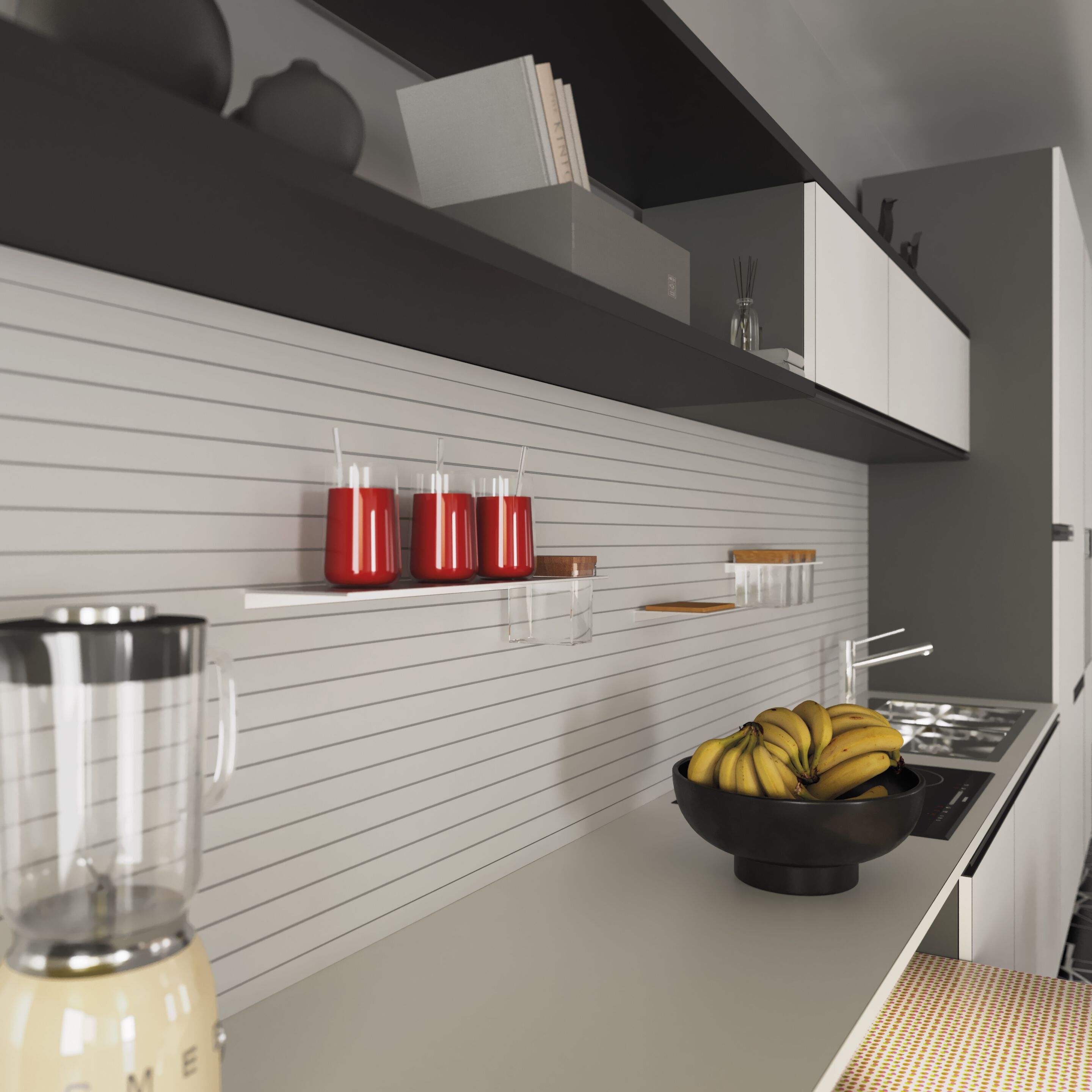 Кухня с полуостровом De Rosso For_Me ARCH-00126149 - Вид №1