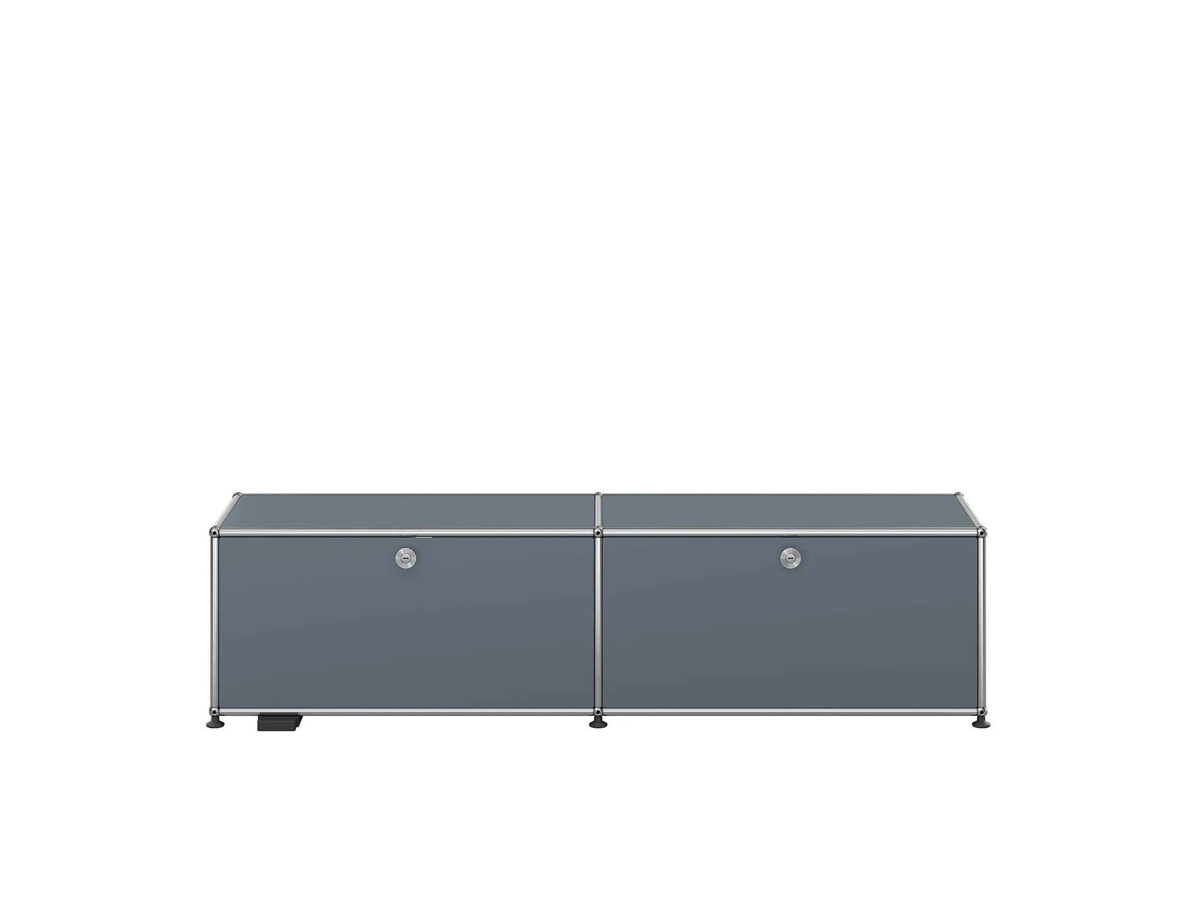 Стальной секционный шкаф для телевизора с откидными дверцами USM USM SELECTION ARCH-00082551 - Вид №7