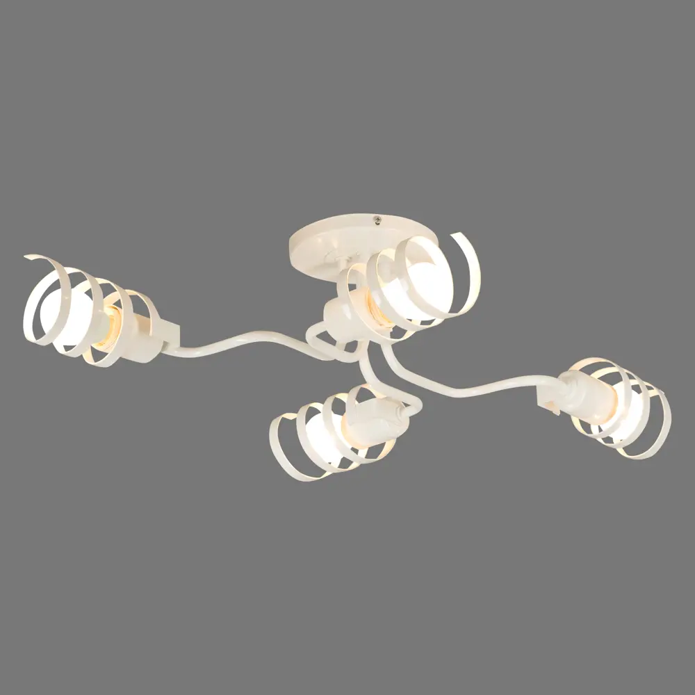 Люстра Фаэтон 4хЕ27х60 Вт цвет белый СВЕТУС STLM-2182018 - Вид №2