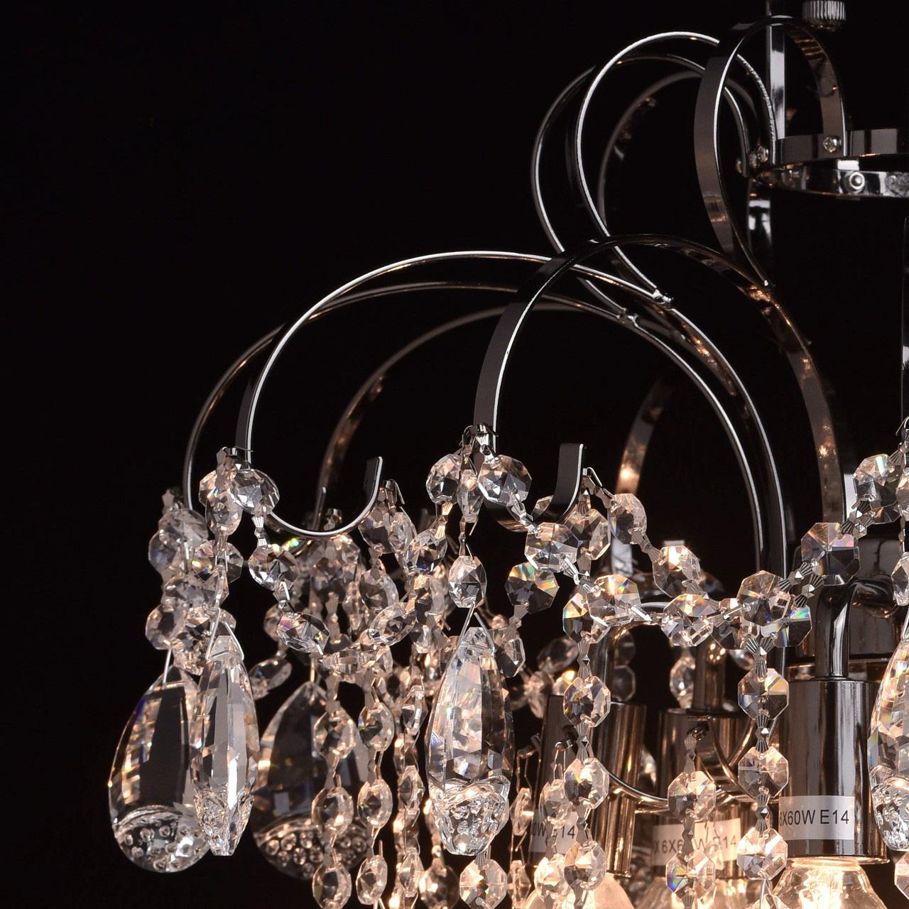 Потолочная люстра De Markt City Бриз 464017206 DE MARKT ДИЗАЙНЕРСКИЕ, БРИЗ 181503 Черный  - Вид №2