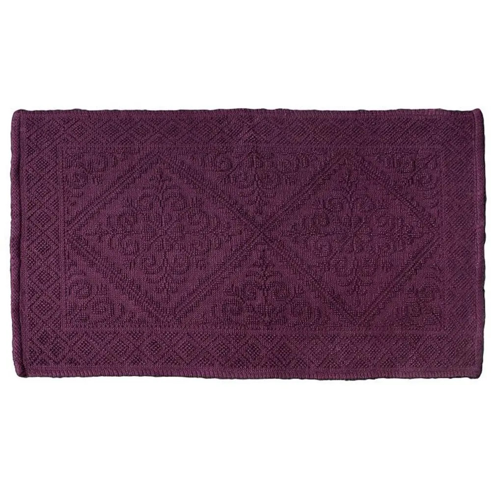 Коврик для ванной комнаты «Meknes» 60х90 см цвет фиолетовый WESS STLM-2124371