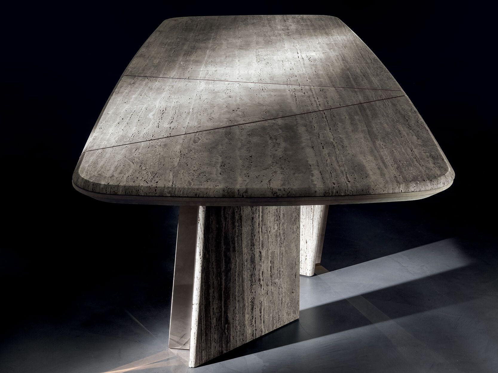 Прямоугольный обеденный стол из натурального камня Longhi Blooming ARCH-00092217