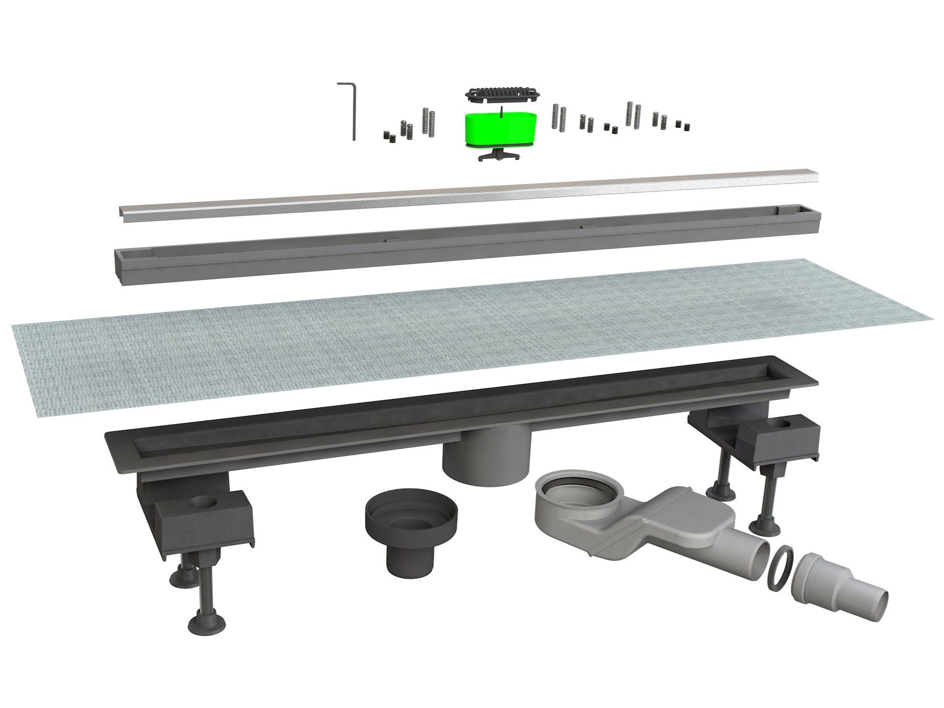Слив для душа из нержавеющей стали Bonomini Canalissima ARCH-00016527 - Вид №1