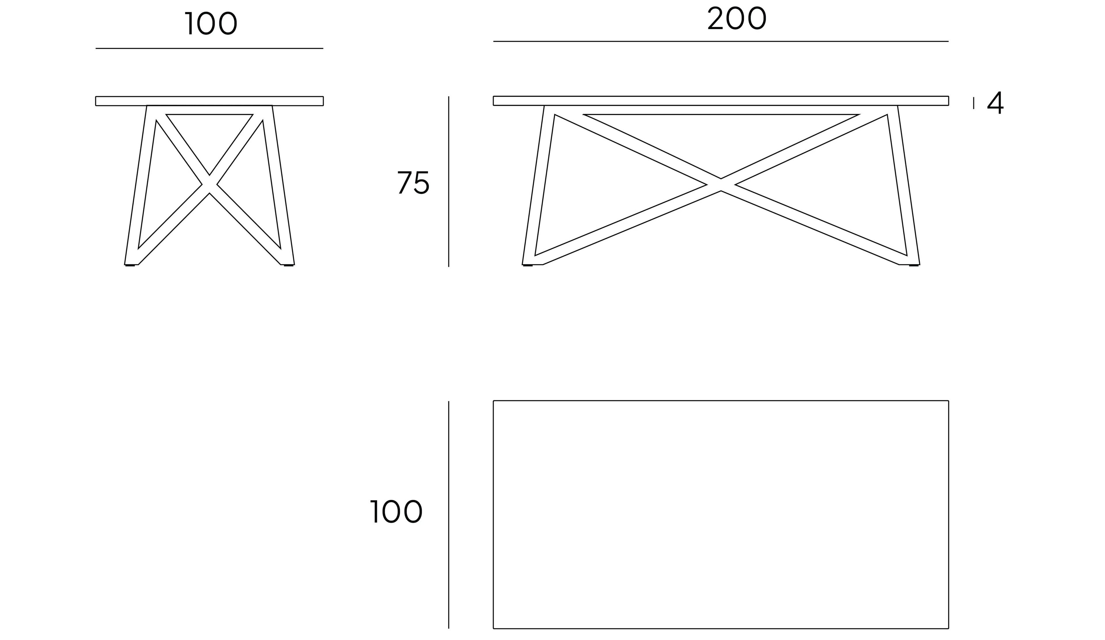 Прямоугольный стол из пеперино VELTHA® искусство ARCH-00037815 - Вид №7