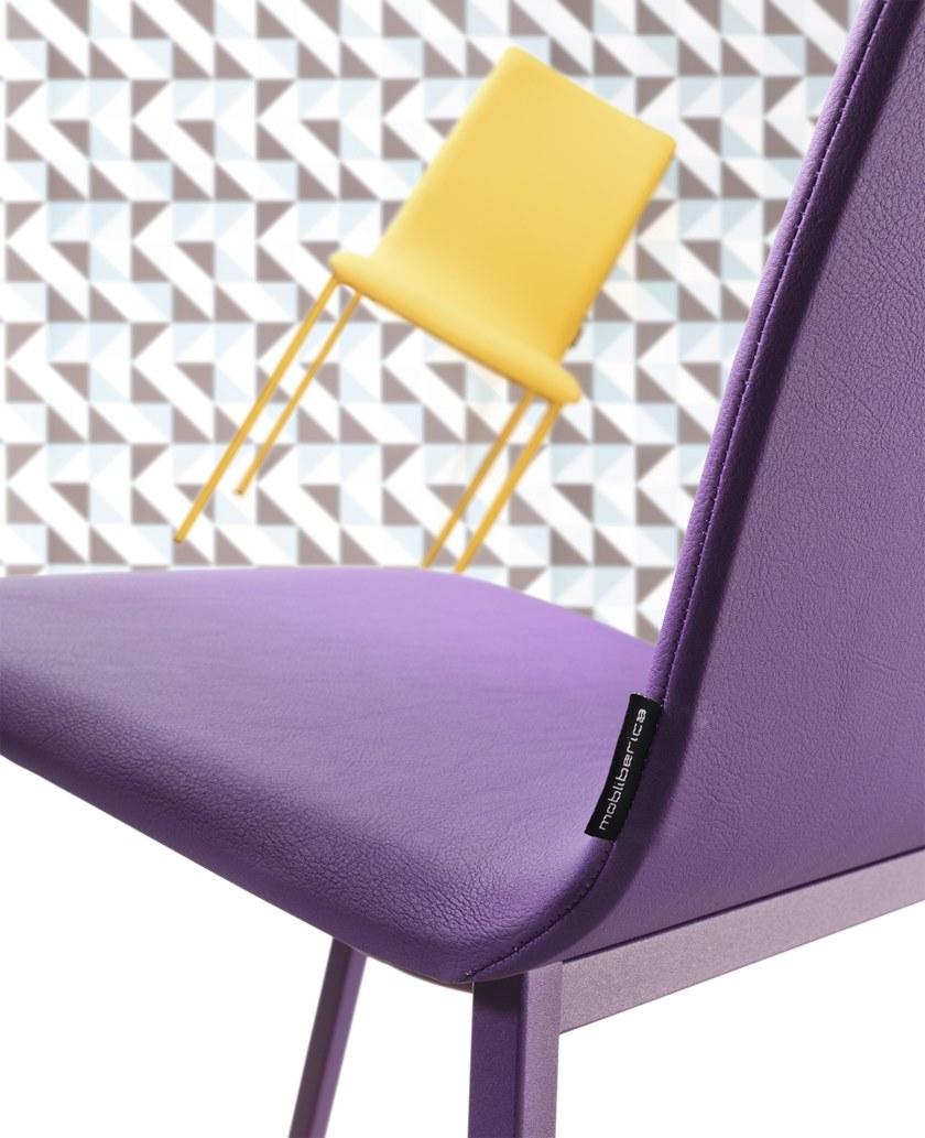 MOBLIBERICA Стул из мягкой ткани Koko sun-id-1358047 - Вид №3