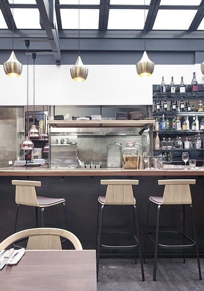 Высокий стул с мягким сиденьем ALKI Atal ARCH-00003777 - Вид №3