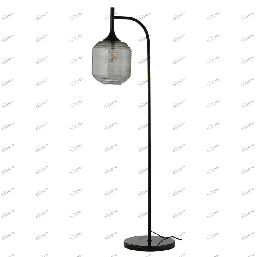 Лампа напольная Honey, D26 см, серая Frandsen 635442705001