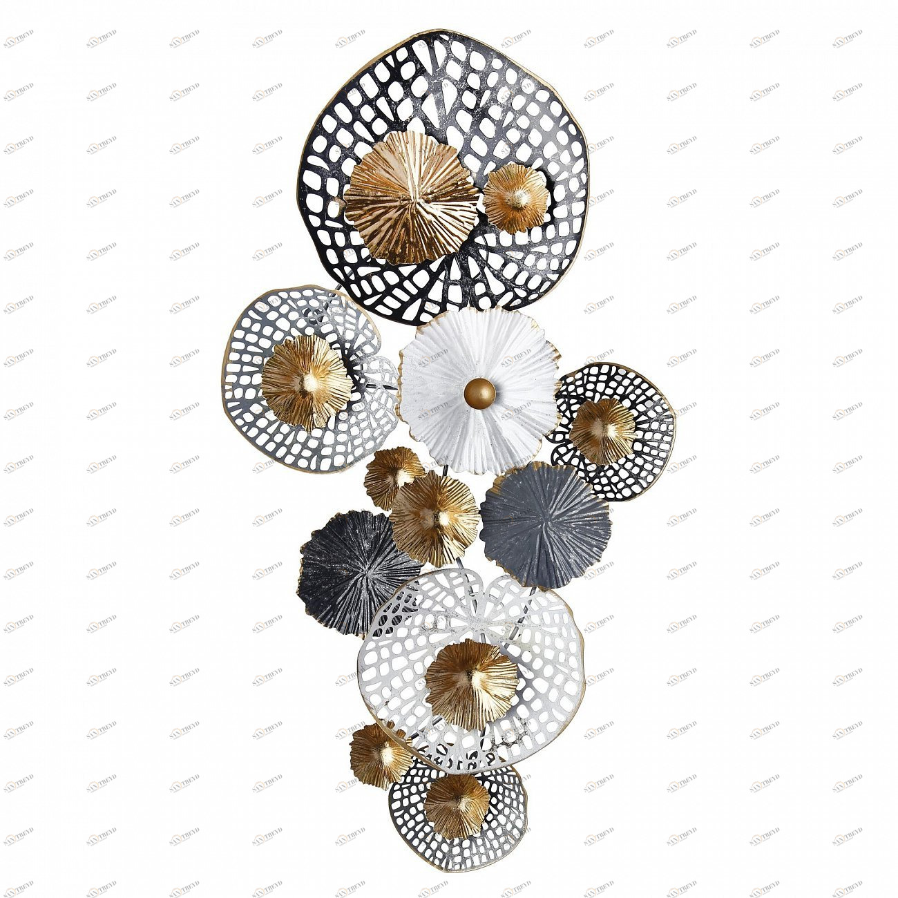 Панно настенное металлическое 91 см 93013 Tomas Stern TOMAS STERN  00-3865440 Серый 