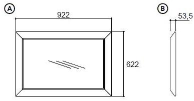 Enza Home Зеркало прямоугольное в раме Alessa sun-id-1497032 - Вид №3