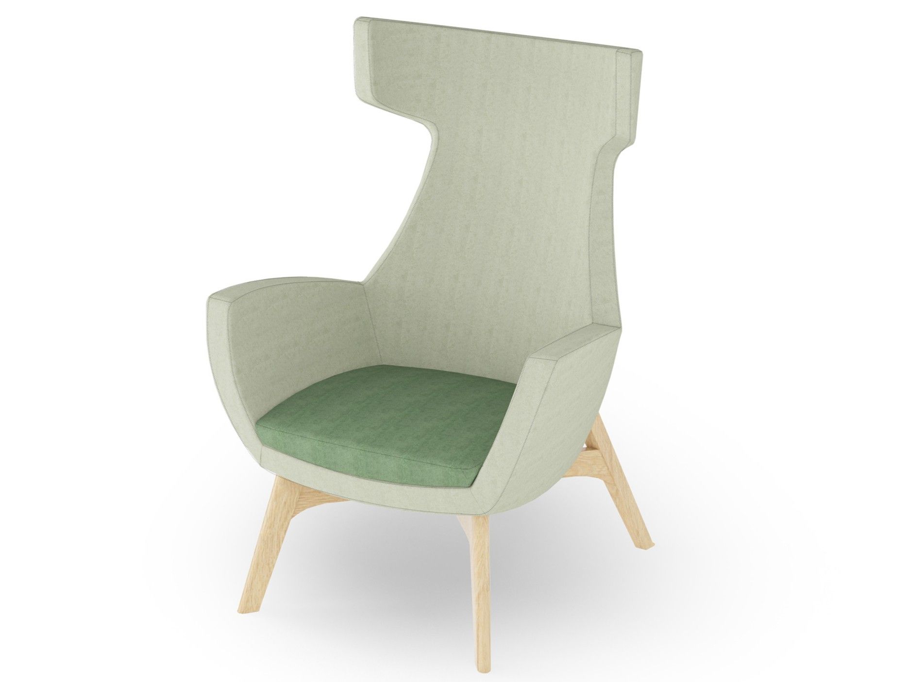 Тканевое кресло с подлокотниками SCHNEEWEISS interior гостиная ARCH-00070829 - Вид №1