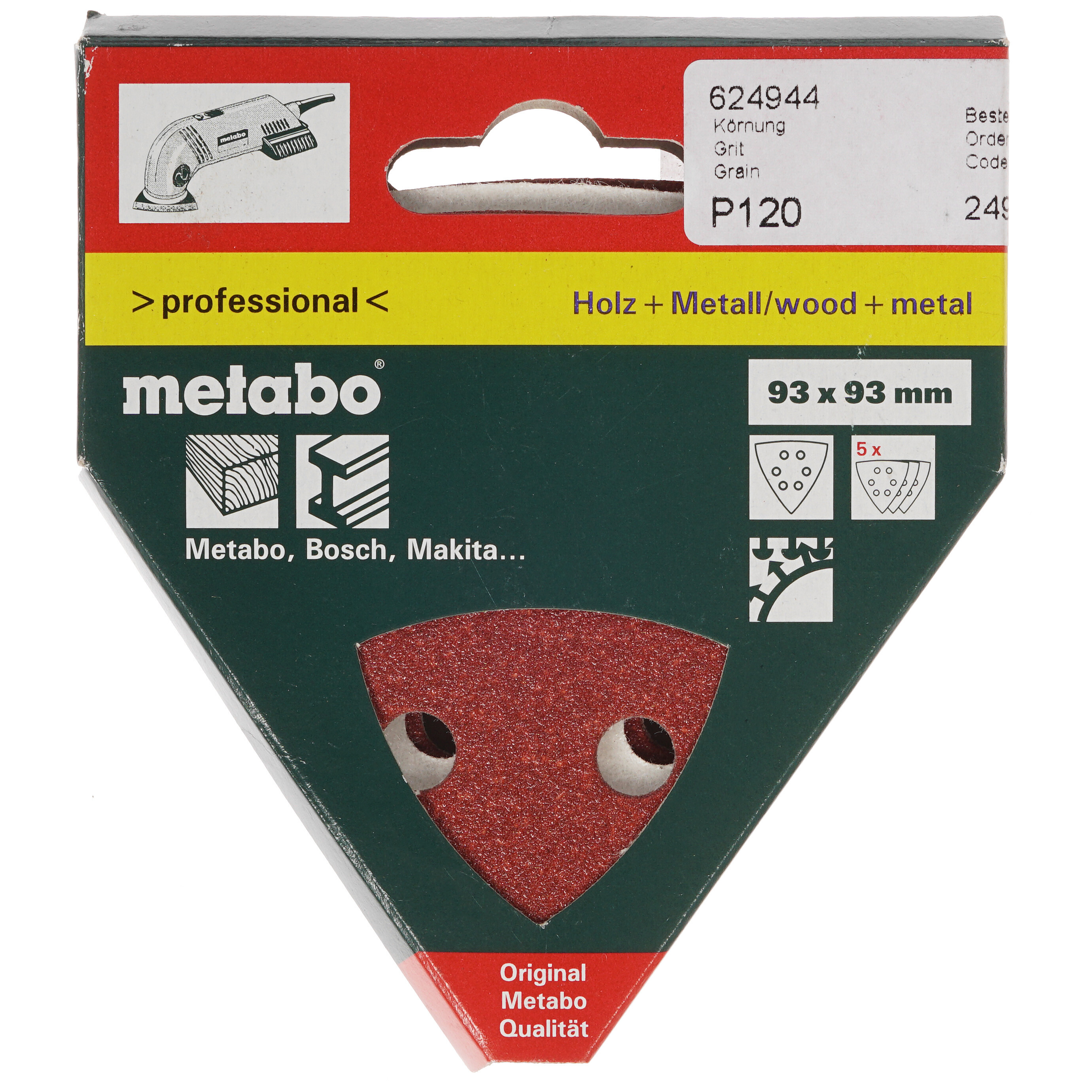 Шлифовальный лист Metabo 624944000 1151259 STDN-0127555
